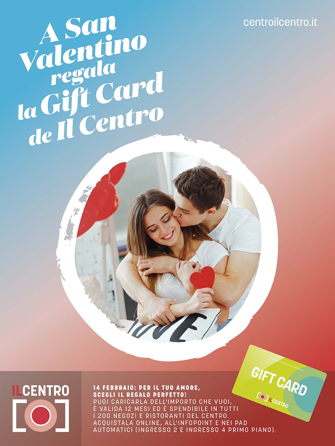 IL CENTRO Arese - E' ARRIVATA LA GIFT CARD ECO-FRIENDLY PER SAN VALENTINO